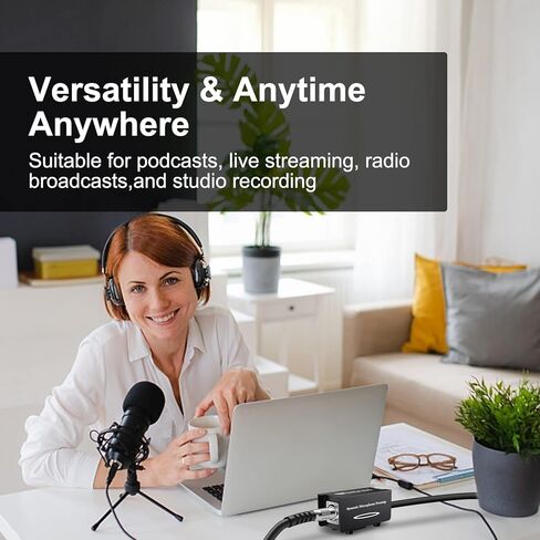 Dynamic Microphones Preamps, Ribbon Mic Activator XLR Preamp Booster for Livestream, Broadcast, Podcast, Vocal Recordings in Saudi Arabia