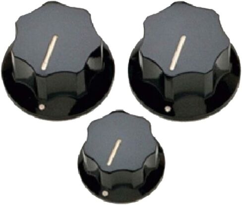 طقم مقابض أسود لسيارات Jazz Bass من Allparts PK-0174-023 in Kuwait