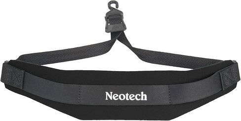 Neotech Saxophone Strap - Regular - Open Hook Neck Strap for Saxophone, Clarinets, English Horns & More - Comfortable Neoprene Instrument Neck Strap - Black in Kuwait