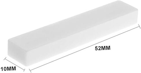 3 قطع من صواميل الجيتار الفارغة 52 × 10 × 6 ملم للغيتار الشعبي الكلاسيكي الصوتي لتصنعه بنفسك in Kuwait