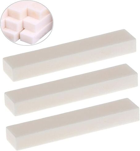 3 قطع من صواميل الجيتار الفارغة 52 × 10 × 6 ملم للغيتار الشعبي الكلاسيكي الصوتي لتصنعه بنفسك in Kuwait