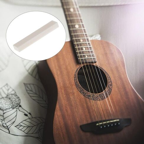 3 قطع من صواميل الجيتار الفارغة 52 × 10 × 6 ملم للغيتار الشعبي الكلاسيكي الصوتي لتصنعه بنفسك in Kuwait