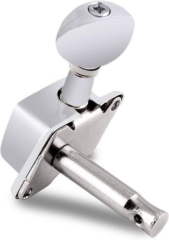 هولمر اوتاد ضبط اوتار الجيتار، رؤوس الة شبه مغلقة، مفاتيح ضبط زر بيضاوي، خط 6 انش للجيتار الصوتي باليد اليمنى او الجيتار الكهربائي كروم. in Kuwait