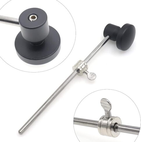 2pcs Red Metal Head Bass Drum Pedal Beater, Kick Drum Foot Pedal Beater, Aluminum Alloy Hammer Head Drum Percussion Accessories for Bass Jazz Drum in Kuwait