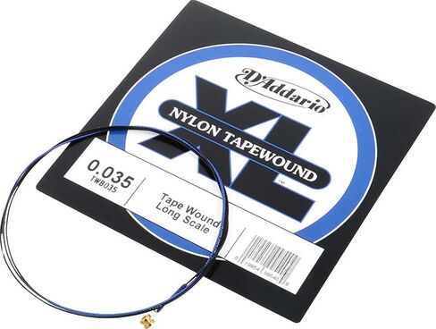 D'Addario TWB050 Nylon Tape Wound Bass Guitar Single String, 050 in Saudi Arabia