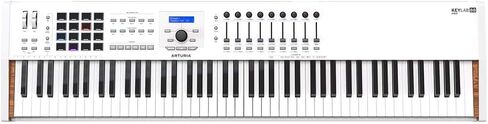 Arturia KeyLab 88 MkII وحدة تحكم لوحة المفاتيح المرجحة ذات 88 مفتاحًا مع أرجل خشبية in Saudi Arabia