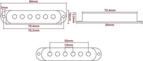 Swhmc Guitar Switch Tip 3 Pickup Cover 2 Tone 1 Volume Knobs Set Black for Strat (50mm) in Saudi Arabia