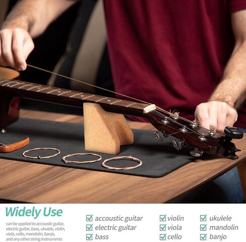 وسادة دعم مهد رقبة الجيتار - أداة العناية بالتنظيف والإصلاح المتغيرة للسلسلة in Kuwait