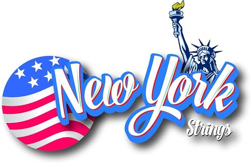 New York Strings NYSA56 Acoustic Guitar Strings Phosphor Bronze Wound - Medium - Innovation - Quality - The New York Strings are a symphony of strings - MADE IN USA in Kuwait