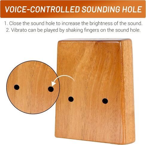 بيانو يونتي ماهوجني كاليمبا 17 مفتاحًا، بيانو إصبع محمول مع مطرقة لحن، مبيرا للأطفال البالغين والمبتدئين المحترفين in Kuwait