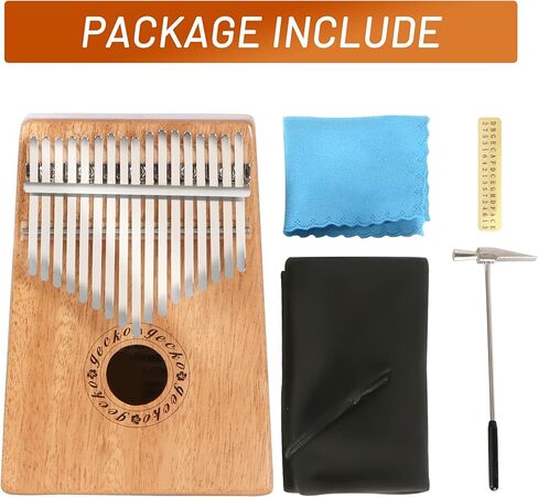 بيانو يونتي ماهوجني كاليمبا 17 مفتاحًا، بيانو إصبع محمول مع مطرقة لحن، مبيرا للأطفال البالغين والمبتدئين المحترفين in Kuwait