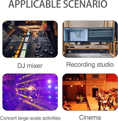 محول أنثى SIXGOD 1/4 TRS إلى XLR - 6.35 مم TRS إلى موصل XLR أنثى لتغيير الجنس - عبوتان in Kuwait