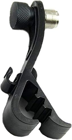 MOFUCA طبلة ميكروفون كليب، ميكروفون طبل جبل قابل للتعديل ميكروفون حامل المشبك حامل ميكروفون موسيقي مقاوم للصدمات لحامل الطبل (أسود) in Kuwait