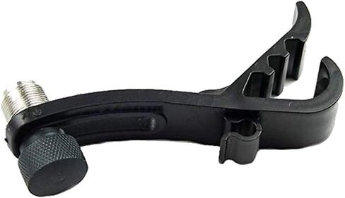 MOFUCA طبلة ميكروفون كليب، ميكروفون طبل جبل قابل للتعديل ميكروفون حامل المشبك حامل ميكروفون موسيقي مقاوم للصدمات لحامل الطبل (أسود) in Kuwait