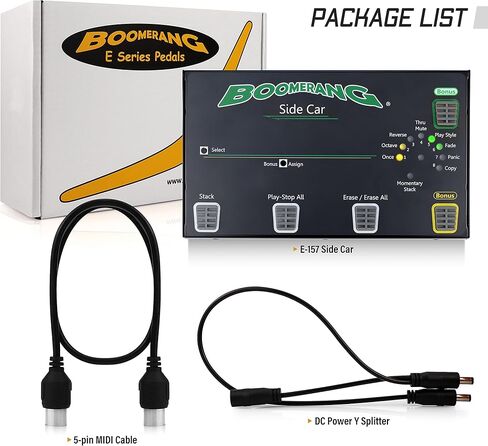 وحدة تحكم ميدي جانبية للسيارة - متوافقة مع دواسة حلقية لعينات الجيتار من بوميرانج III in Kuwait