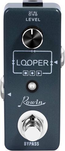 Rowin Looper Guitar Pedal Unlimited Overdubs 10 Minutes of Looping With USB to Import and Export Loop in Saudi Arabia