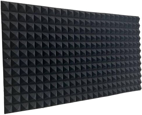 121.92 سم × 60.96 سم × 5.08 سم ألواح صوتية سوداء بلاط إسفين إسفنجي عازل للصوت، in Kuwait