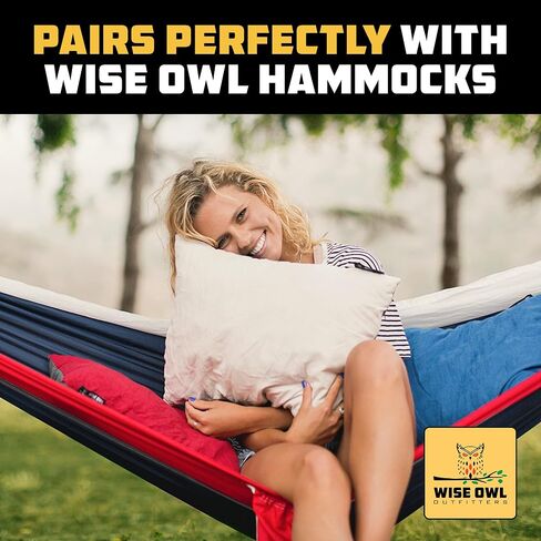 Wise Owl Outfitters Camping Pillow - Camping Essentials and Travel Pillow for Airplanes, Camping, and Travel - Memory Foam Washable Pillow - Small/Medium in Kuwait