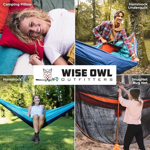 Wise Owl Outfitters Camping Pillow - Camping Essentials and Travel Pillow for Airplanes, Camping, and Travel - Memory Foam Washable Pillow - Small/Medium in Kuwait