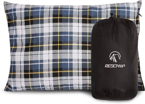 REDCAMP 2PCS Small Camping Pillow for Sleeping, Travel Pillow, Blue in Kuwait