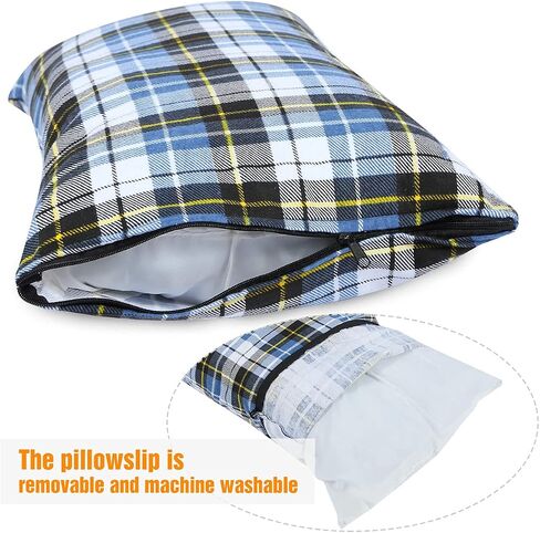 REDCAMP 2PCS Small Camping Pillow for Sleeping, Travel Pillow, Blue in Kuwait