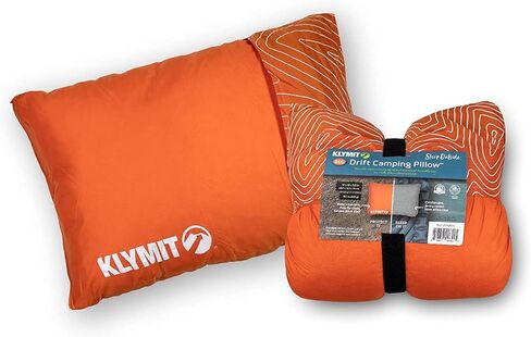 Klymit Drift Camping Pillow, Shredded Memory Foam Travel Pillow with Reversible Cover for Outdoor Use,Green Large (Pack of 1) in Saudi Arabia