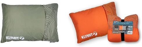 Klymit Drift Camping Pillow, Shredded Memory Foam Travel Pillow with Reversible Cover for Outdoor Use,Green Large (Pack of 1) in Saudi Arabia