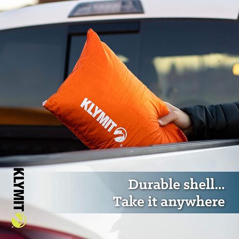 Klymit Drift Camping Pillow, Shredded Memory Foam Travel Pillow with Reversible Cover for Outdoor Use,Green Large (Pack of 1) in Saudi Arabia
