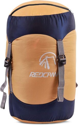 REDCAMP Nylon Compression Stuff Sack, 10L/17L/27L/40L Lightweight Sleeping Bag Compression Sack Great for Backpacking, Hiking and Camping,Blue/Yellow/Army Green/Black in Kuwait