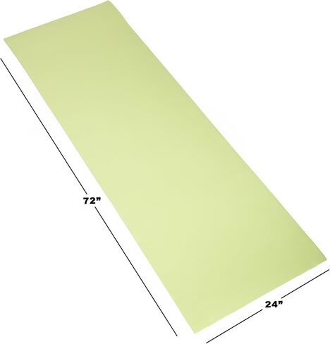 Sleeping Pad, Lightweight Non Slip Foam Mat with Carry Strap by Wakeman Outdoors (Thick Mattress for Camping, Hiking, Yoga and Backpacking) (Green) , 72 inches (L) x 24 inches (w) x 0.50 inch (H) in Saudi Arabia