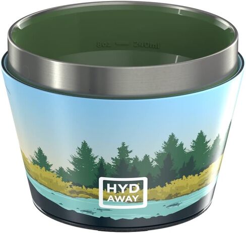 HYDAWAY 1.5-Cup Collapsible Insulated Bowl with Lid | BPA-Free, Leak-Resistant, and Ultra-Compact for Travel, Camping & Everyday Meals in Kuwait