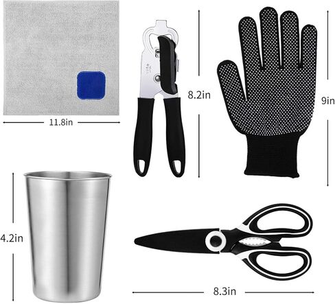 ملحقات التخييم من Haplululy، معدات التخييم التي يجب اقتناؤها، مجموعة أدوات الطبخ للتخييم، مجموعة أدوات الطبخ للتخييم، لوازم معدات المطبخ، ملحقات التخييم المحمولة في الهواء الطلق in Kuwait