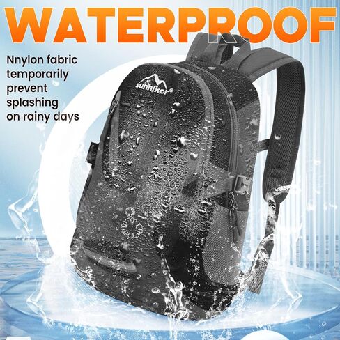 sunhiker Cycling Hiking Backpack Water Resistant Travel Backpack Lightweight SMALL Daypack M0714 (Navy Green) in Kuwait