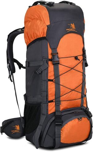 Bseash 60L Internal Frame Hiking Camping Backpack with Rain Cover, Outdoor Sport Travel Daypack for Climbing Touring in Saudi Arabia