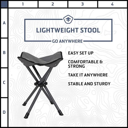 Stansport Apex Fold-Up Stool (G-140) in Saudi Arabia