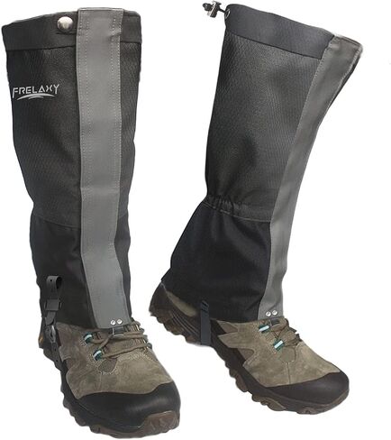 Frelaxy Leg Gaiters Ultra HIGH-Performance Hunting Gaiters, 100% Waterproof Hiking Gaiters with Upgraded Rubber Foot Strap, Adjustable Snow Boot Gaiters in Saudi Arabia