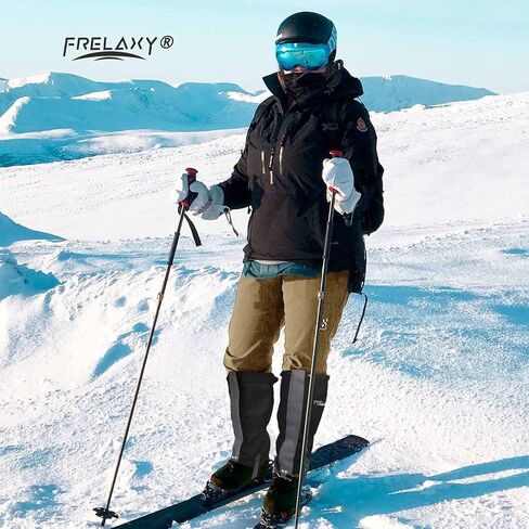 Frelaxy Leg Gaiters Ultra HIGH-Performance Hunting Gaiters, 100% Waterproof Hiking Gaiters with Upgraded Rubber Foot Strap, Adjustable Snow Boot Gaiters in Saudi Arabia