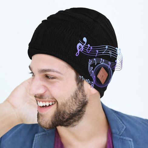 SMINIKER قبعة صغيرة لاسلكية قبعة موسيقية للرياضات الخارجية وهدايا عيد الميلاد للمراهقين الرجال والنساء باللون الرمادي in Kuwait