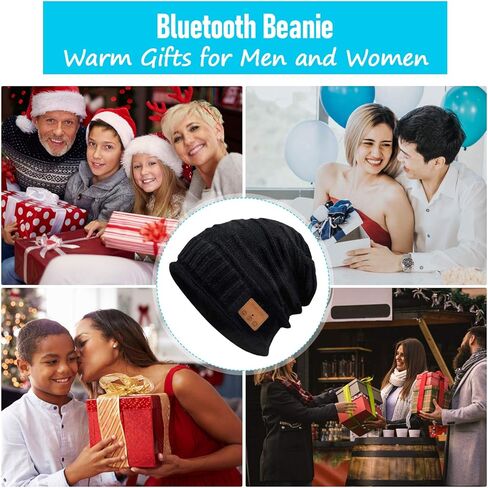 SMINIKER قبعة صغيرة لاسلكية قبعة موسيقية للرياضات الخارجية وهدايا عيد الميلاد للمراهقين الرجال والنساء باللون الرمادي in Kuwait