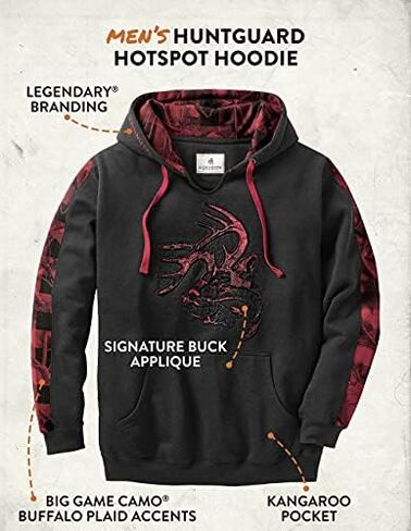 Legendary Whitetails Men's Camo Outfitter Hoodie in Kuwait