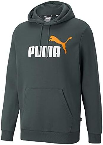 PUMA Men's Essentials+ Big Logo Fleece Hoodie in Saudi Arabia