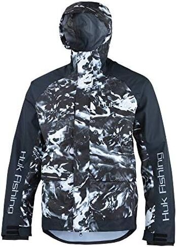 HUK Men's Tournament Wind & Water Proof Rain Jacket in Saudi Arabia