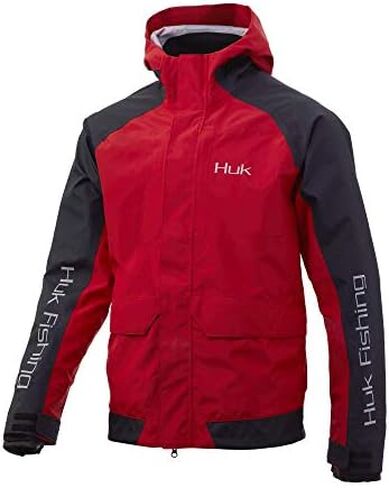 HUK Men's Tournament Wind & Water Proof Rain Jacket in Saudi Arabia