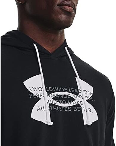 Under Armour Men's Rival Terry Logo Hoodie in Saudi Arabia