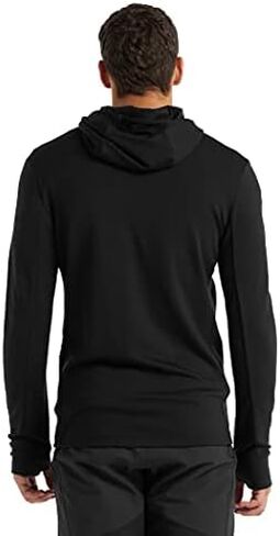 ICEBREAKER Men's Quantum Iii Long Sleeve Wool Athletic Zip Up Hoodie in Saudi Arabia