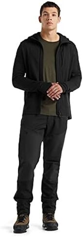 ICEBREAKER Men's Quantum Iii Long Sleeve Wool Athletic Zip Up Hoodie in Saudi Arabia