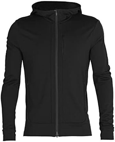 ICEBREAKER Men's Quantum Iii Long Sleeve Wool Athletic Zip Up Hoodie in Saudi Arabia