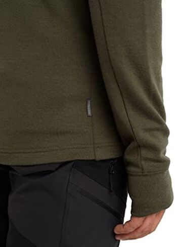 ICEBREAKER Men's Quantum Iii Long Sleeve Wool Athletic Zip Up Hoodie in Saudi Arabia