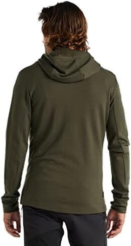 ICEBREAKER Men's Quantum Iii Long Sleeve Wool Athletic Zip Up Hoodie in Saudi Arabia