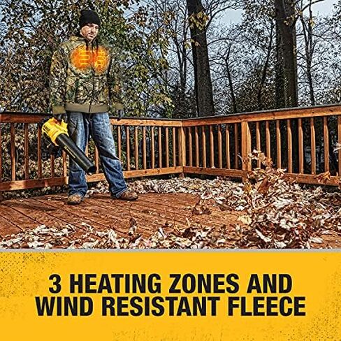 DEWALT DCHJ074D1-S Realtree Xtra Camouflage Heated Hoodie, Small, Camouflage in Saudi Arabia